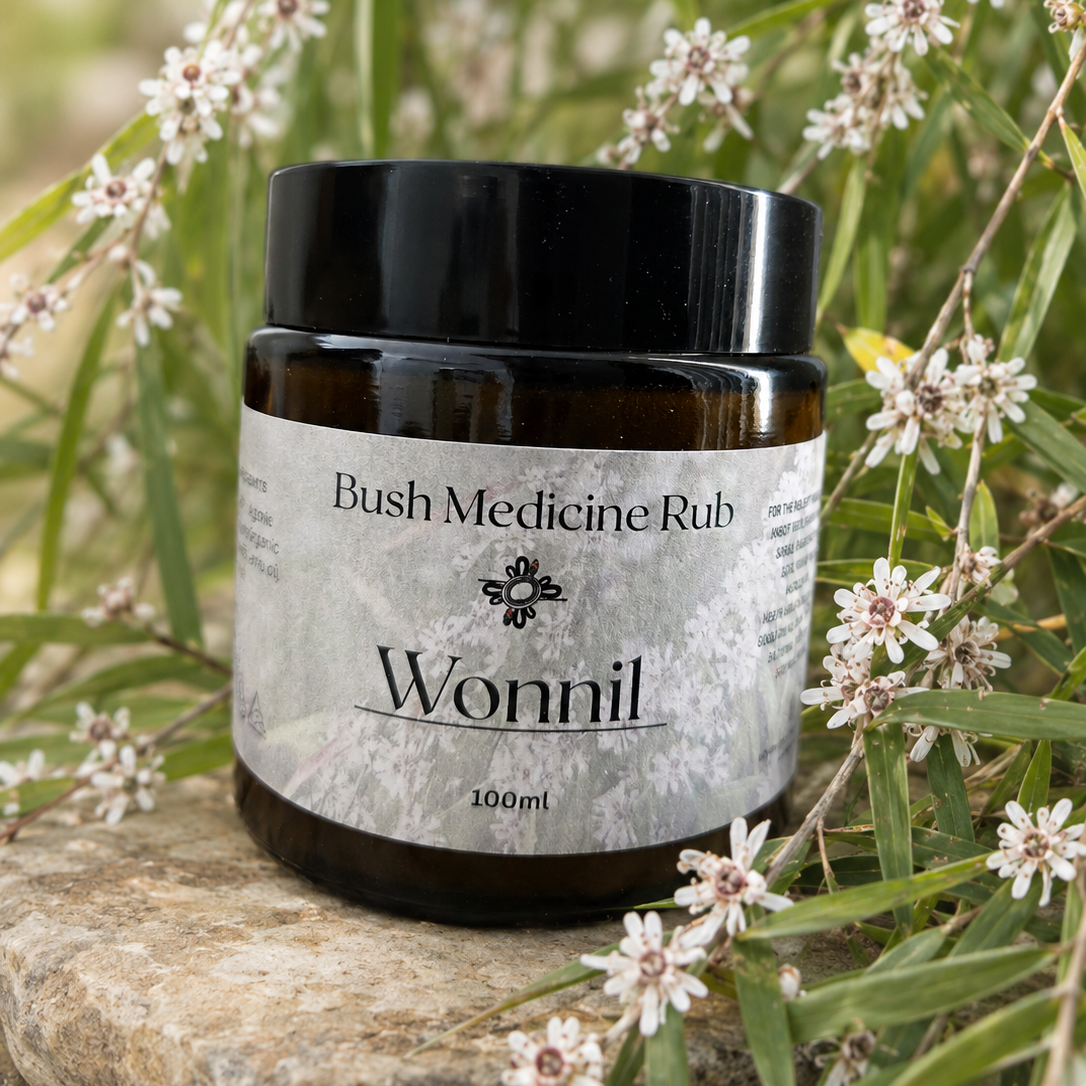 Wonnil Bush Medicine Rub — Comfort of Guberli (Grandmother) With Emu oil