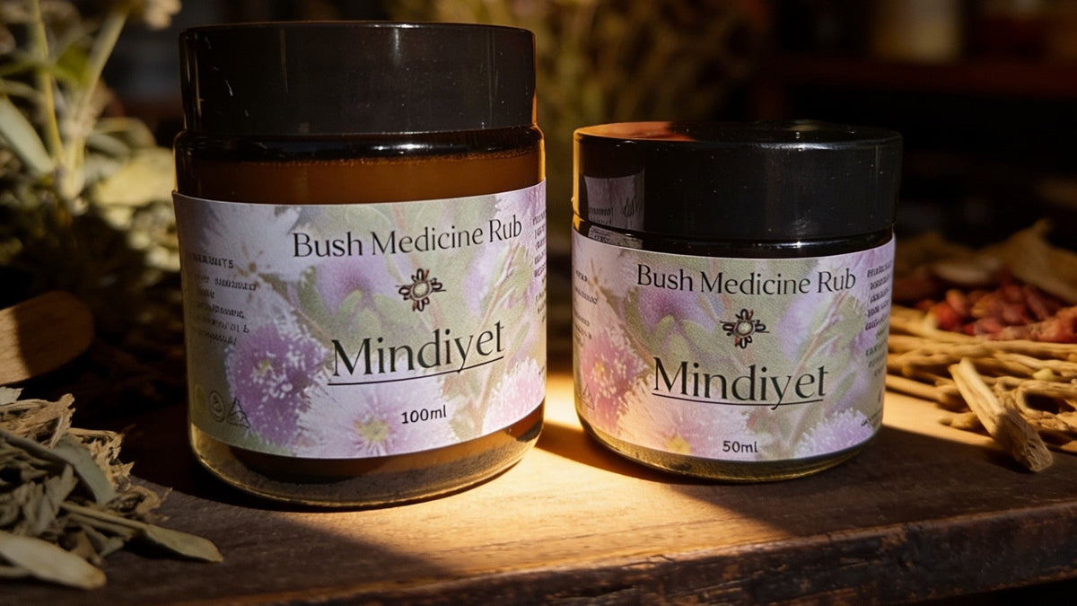 Mindiyet Bush Medicine Rub — Comfort from Country Sweet Honey Myrtle